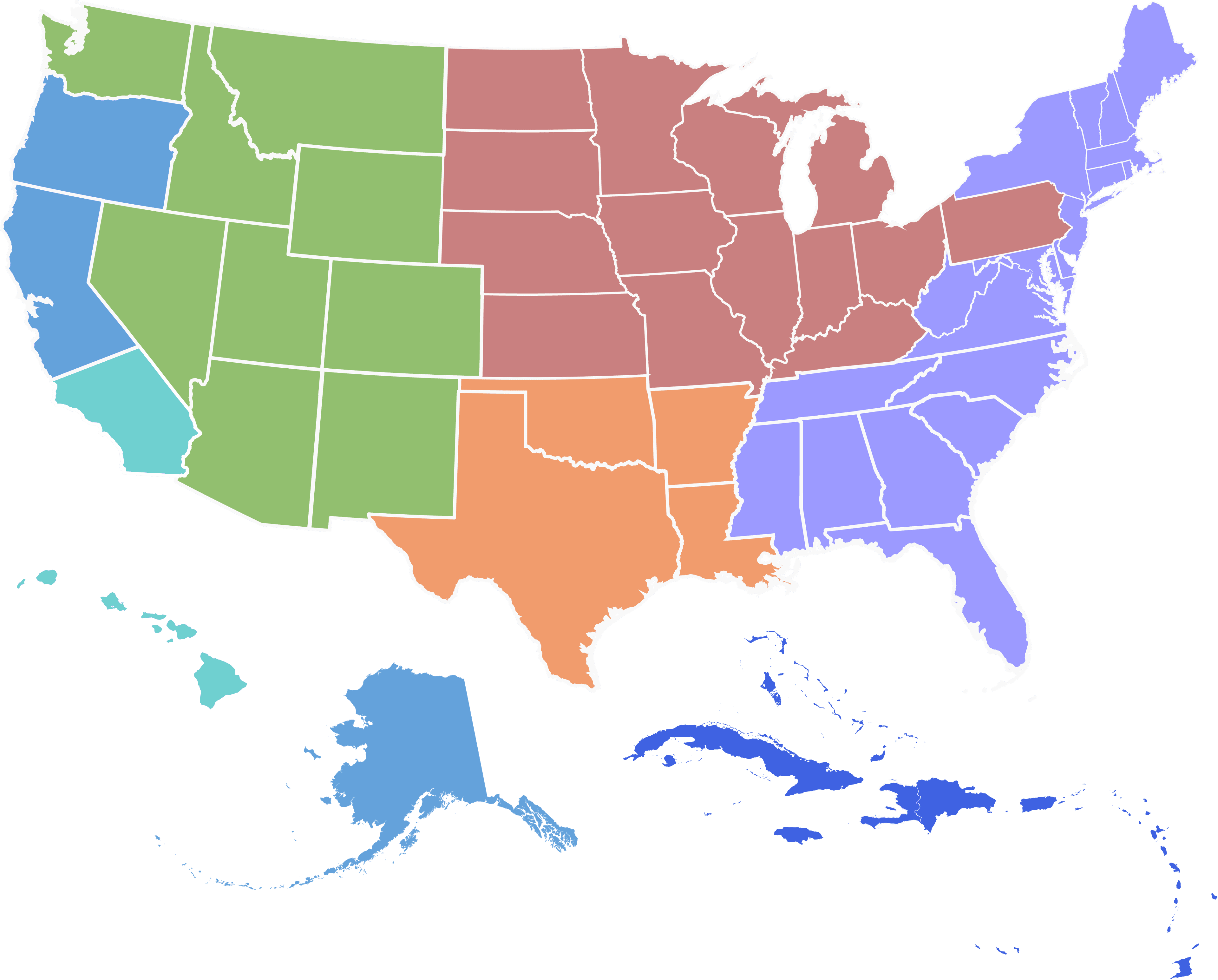 United States Sales Map