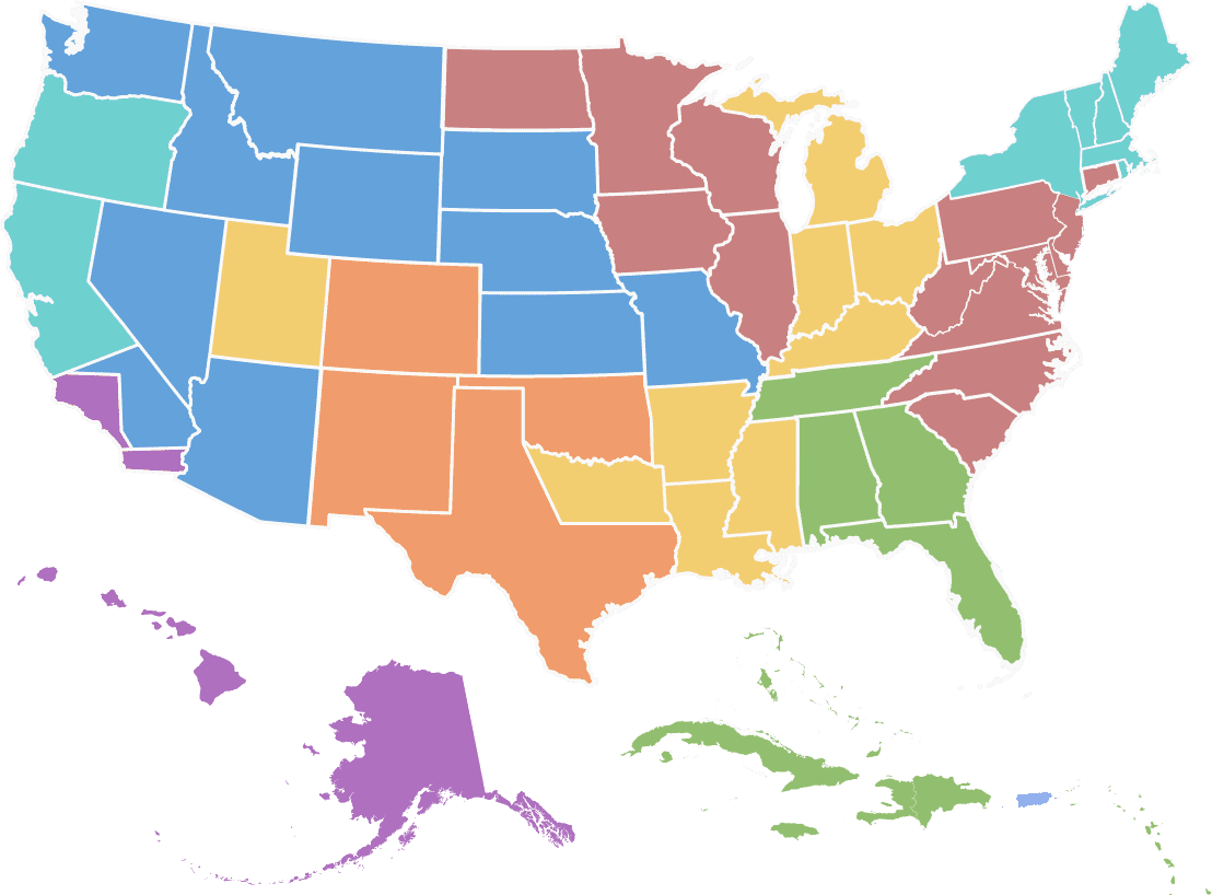 United States Sales Map