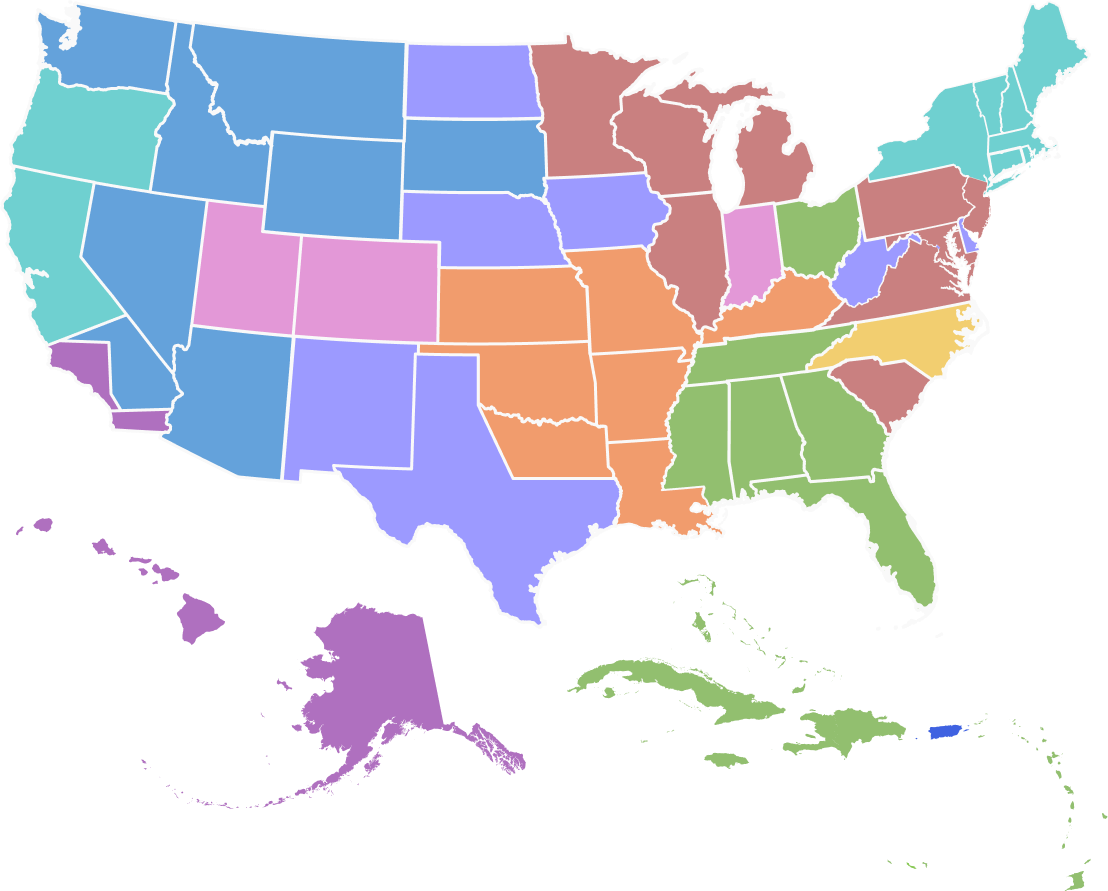 United States Sales Map